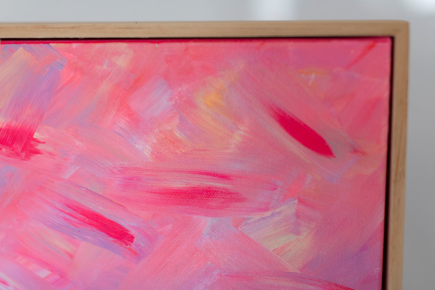 AUTUMN SUNSET I - 30x30cm Original Abstract