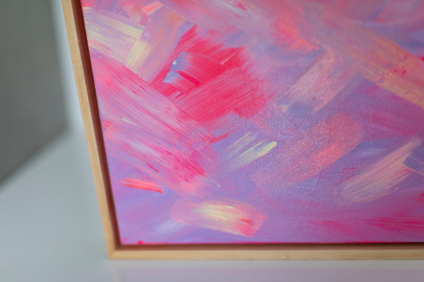 AUTUMN SUNSET I - 30x30cm Original Abstract